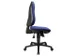bureaustoel,synchroonmech.,zitting stof blauw,zitting H 420-550mm