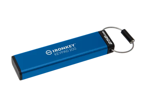 256GB IronKey Keypad 200, FIPS 140-3 Lvl 3 AES-256 versleuteld