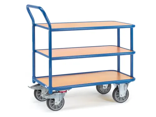 Tafelwagen 2612 400kg 3 Etages 1000x700mm Houten Plaat