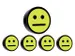 Magneet smiley 35mm geel 5 stuks