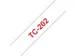 Labeltape Brother P-touch TC-202 12mm rood op wit