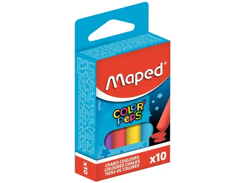 Schoolbordkrijt Maped Color'Peps set à 10 stuks assorti