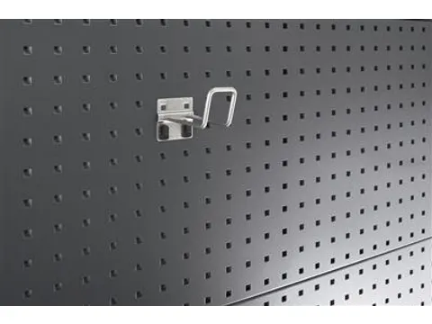 beugelhaak,v. perfoplaat,L 100mm