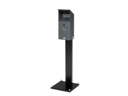 E-sigarettenverzamelaar,HxBxD 1135x310x310mm,romp staal,m. standvoet