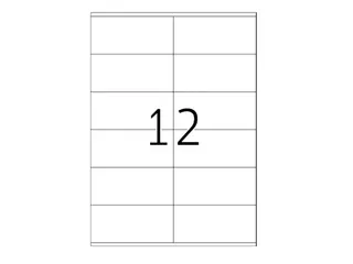 Xerox Multi-use Labels wit permanent 105x44mm 003R97405 1200 stuks - 2