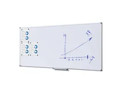 Whiteboard 100x200cm Economy Magneethoudend Staal
