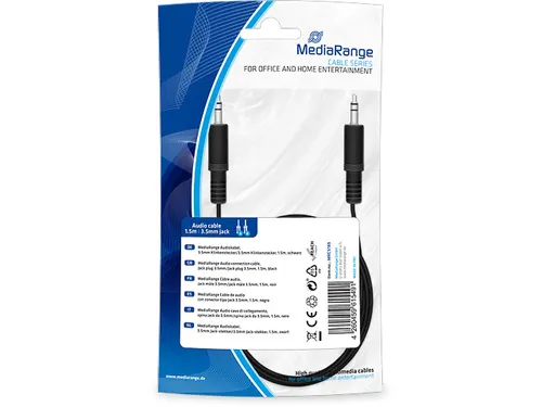 Audio kabel 3,5 JACK 1,5m MRCS189 type B nickel
