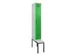 locker met bank,voor scheiding van kleding,HxBxD 2120x300x815mm,1vak
