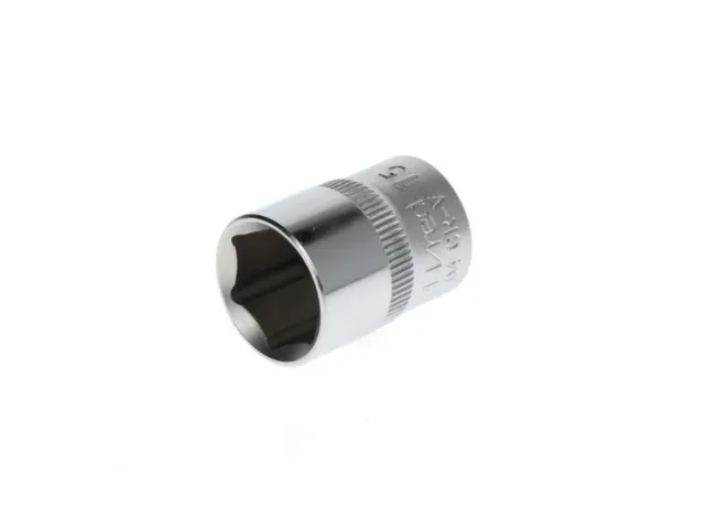 R51001504 Dopsleutel 3/8 inch zeskant 15mm lengte 28mm