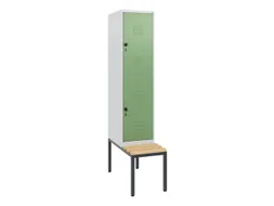 Dubbeldekse dekenkist,HxBxD 1950x400x815mm,1x2vak.,vak B 400mm