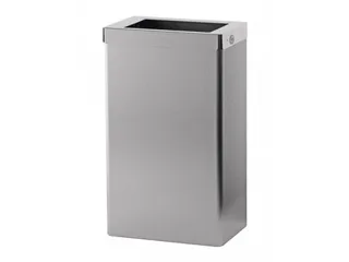 Afvalbak 22 Liter Open RVS anti-fingerprint coating - 2