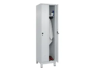 locker,HxBxD 1950x500x500mm,2vak,vak B 250mm,draaigrendel,voeten - 3