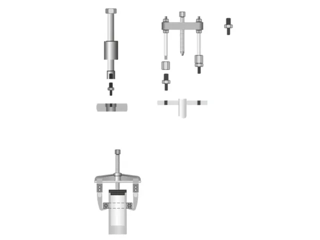 1.80/1 Set spindelaandrukstukken Ø 25-64mm