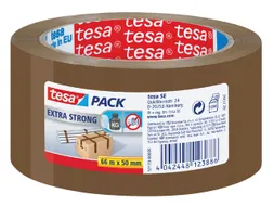 Verpakkingstape Tesapack Extra Strong 50mmx66m PVC Bruin