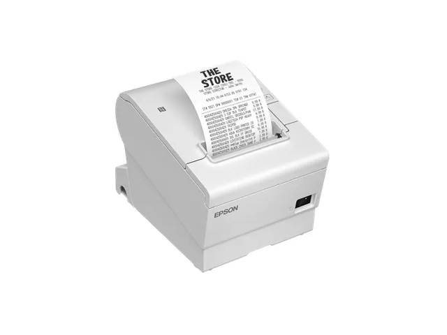 TM-T88VII (151A0): USB, Ethernet, Fixed Interface, PS, UK, White