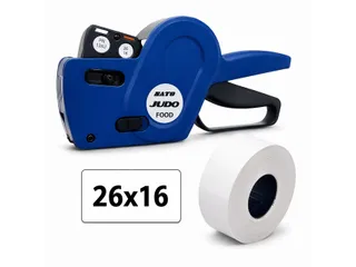 Etiket voor Sato Judo Food 26x16 mm wit permanent - 3