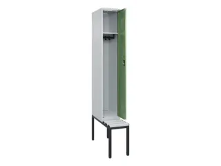 locker met bank,HxBxD 2120x300x815mm,1vak,vak B 300mm,cilinderslot - 1