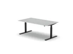 Elektrisch ihv bureau,HxBxD 650-1310x1800x1000mm,blad wit