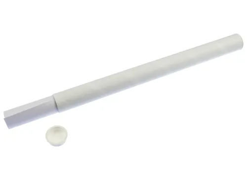 Brievenbuskoker Raadhuis A3 360x27mm rond wit krimp a 5 stuks