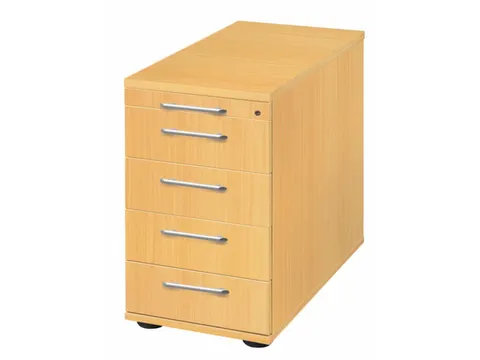 stationaire ladeblokken,HxBxD 720-760x428x800mm,4lade(n),mat.-lade