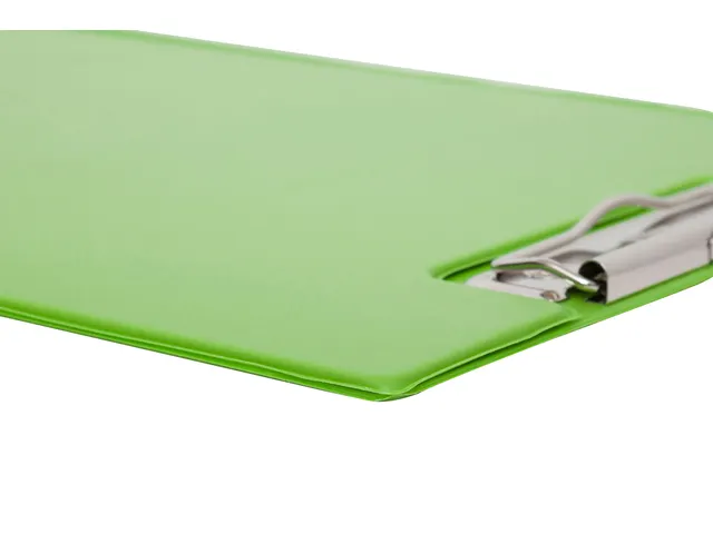 Klembordmap MAUL A4 staand met penlus PVC neon groen