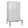locker met bank,HxBxD 2120x1200x815mm,3vak,vak B 400mm,draaigrendel