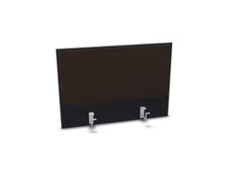 opzetpaneel,v. bureau,aanbouw achter,B 800mm,CC-zwart,BN2036-bruin