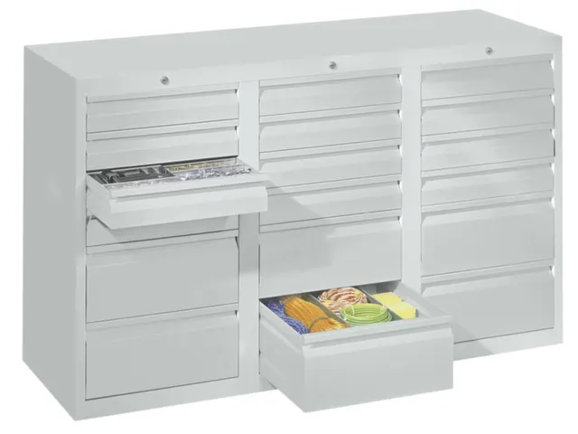 Armoire À Tiroirs Hxlxp 900X1500X500Mm 18Tiroirs Extraction Simple