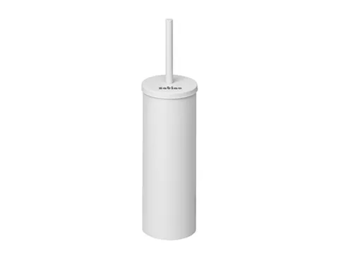 Toiletborstelset Satino metaal wit 332140