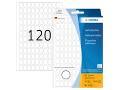 HERMA 2310 Universele etiketten 8x12mm Wit 3840 stuks