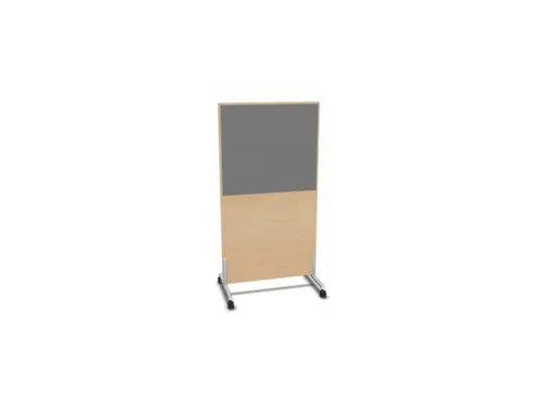 scheidingswand,HxB 1545x800mm,NE-esdoorn,BN8078-grijs