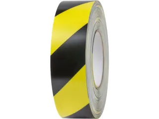 vloermarkeertape,PVC,geel/zwart,band LxB 33mx50mm - 1