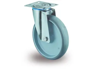 Zwenkwiel 100kg Thermopl. Banden Kunststof Velg 125x35mm - 2