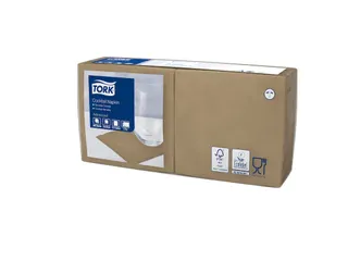 Tork 470001 Cocktailservet Advanced Biscuit 24x24cm - 2