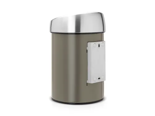 Wandafvalemmertje Touch Bin 3 Liter Platinum