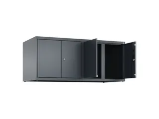 opzetkast,v. locker,4vak.,vak B 300mm,HxBxD 500x1200x500mm,vleugeldeur - 2