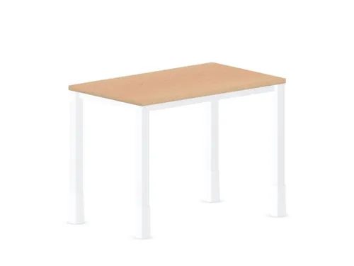 In hoogte verstelbaar bureau,HxBxD 720-840x1000x600mm,NE-esdoorn