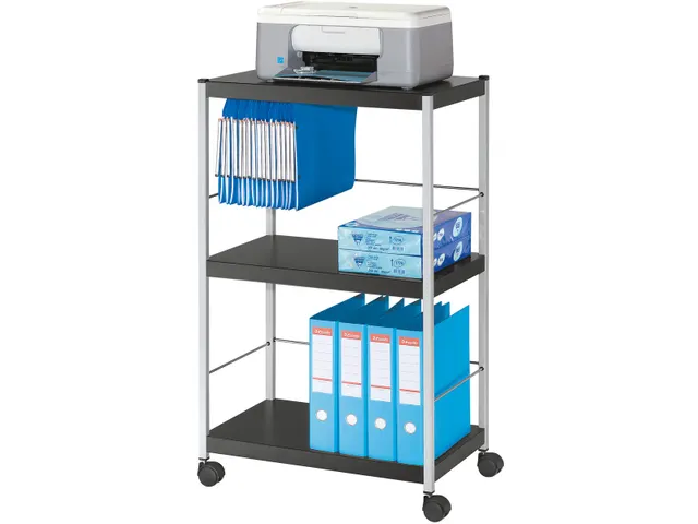 Paperflow Universele Mobiele Trolley Zwart Large