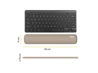 Polssteun Fellowes Breyta compact zand 6x32cm - 9