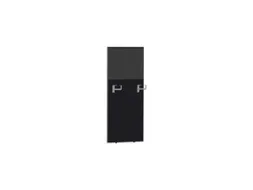 baliepaneel,v. bureau,aanbouw rechts,B 600mm,CC-zwart,BN8010-antraciet