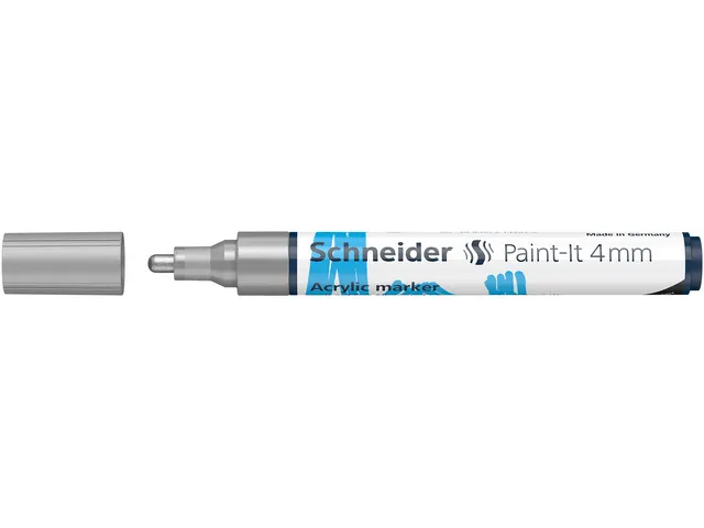 Acrylmarker Schneider Paint-It 320 4mm zilver