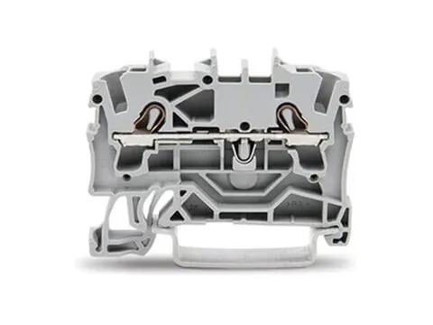 2-Draads Doorgangsklemmenblok 2,5Mm², Grijs