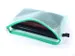 etui A5 PVC-vrij groen transparant met ritssluiting