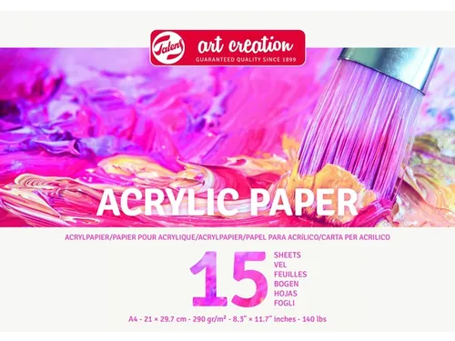 Acrylverfpapier Talens Art Creation A4 15 vel 290gr