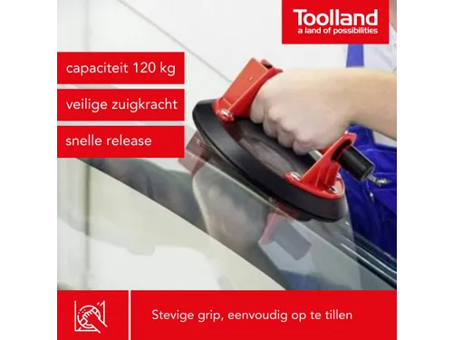Professionele Zuignap met vacuümpomp max. 120 kg