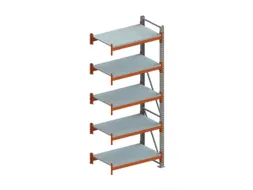 Breedvakstelling Aanbouwveld 3300x1385x800mm 5 Stalen Legborden