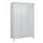 locker voor scheiding van kleding,HxBxD 1950x1200x500mm,3vak