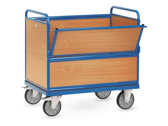 Bakwagens Met Houten Wanden 2873 600kg 1200x800mm Ral5007