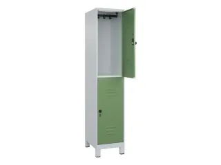 dubbeldekse locker,HxBxD 1950x400x500mm,1x2vak.,vak B 400mm - 2