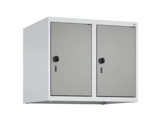 opzetkast,v. locker,2vak.,vak B 300mm,HxBxD 500x600x500mm,draaigrendel - 2